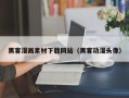 桐乡黑客漫画素材下载网站（黑客动漫头像）